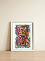 Graffiti Digital 2022 730 — framed, leaning against the wall thumbnail