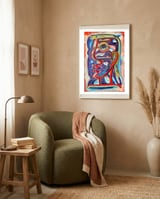 Graffiti Digital 2022 722 framed in a tender room thumbnail