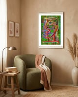 Graffiti Digital 2022 741 framed in a tender room thumbnail