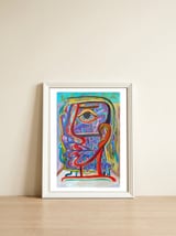 Graffiti Digital 2022 752 — framed, leaning against the wall thumbnail