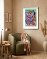 Graffiti Digital 2022 752 framed in a tender room thumbnail