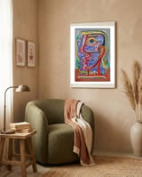 Graffiti Digital 2022 753 framed in a tender room thumbnail