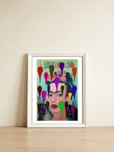 Graffiti Digital 2022 770 — framed, leaning against the wall thumbnail