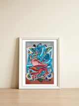 Graffiti Digital 2022 778 — framed, leaning against the wall thumbnail