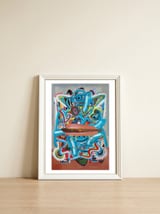 Graffiti Digital 2022 781 — framed, leaning against the wall thumbnail