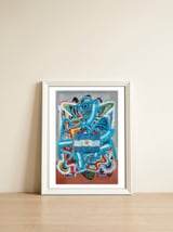 Graffiti Digital 2022 785 — framed, leaning against the wall thumbnail