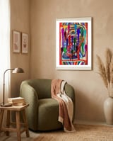 Graffiti Digital 2022 790 framed in a tender room thumbnail