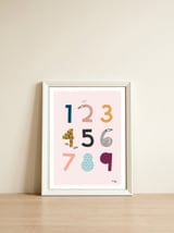 Numbers & Swans — framed, leaning against the wall thumbnail