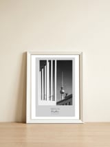 In focus: BERLIN Television Tower & Museum Island — framed, leaning against the wall thumbnail