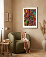 Graffiti Digital 2022 798 framed in a tender room thumbnail