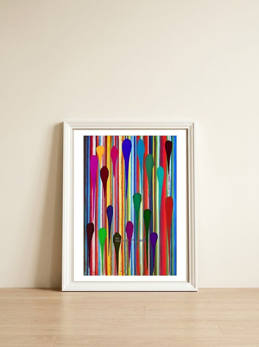 Graffiti Digital 2022 800 — framed, leaning against the wall