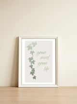 Green mind - Green life — framed, leaning against the wall thumbnail