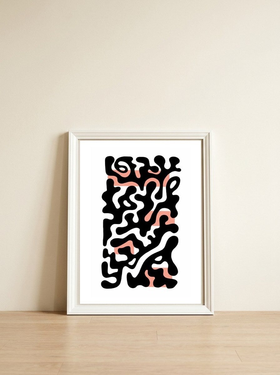 Twisted Beats No. 7.2 - Hey, what’s up? — framed, leaning against the wall