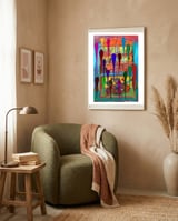 Graffiti Digital 2022 805 framed in a tender room thumbnail