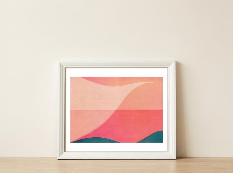 Natural Drift 3 — framed, leaning against the wall