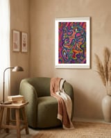 Graffiti Digital 2022 832 framed in a tender room thumbnail
