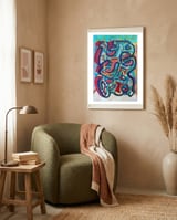 Graffiti Digital 2022 836 framed in a tender room thumbnail