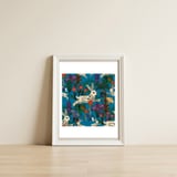 Eclectic Witch Blue — framed, leaning against the wall thumbnail