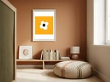 Max Folk Daisy Yellow  framed in a gentle room thumbnail