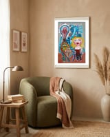 Graffiti Digital 2022 844 framed in a tender room thumbnail