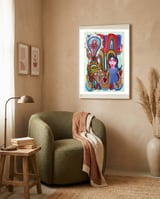 Graffiti Digital 2022 845 framed in a tender room thumbnail
