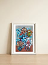 Graffiti Digital 2022 848 — framed, leaning against the wall thumbnail