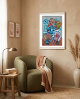 Graffiti Digital 2022 848 framed in a tender room thumbnail