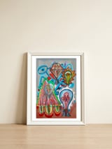 Graffiti Digital 2022 851 — framed, leaning against the wall thumbnail