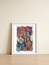 Graffiti Digital 2022 859 — framed, leaning against the wall thumbnail