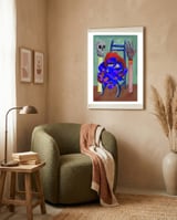 Graffiti Digital 2022 879 framed in a tender room thumbnail
