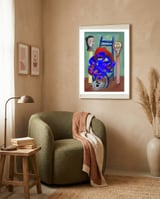 Graffiti Digital 2022 881 framed in a tender room thumbnail