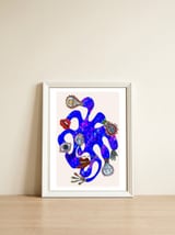 Pulpo Azul — framed, leaning against the wall thumbnail