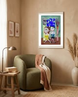 Graffiti Digital 2022 890 framed in a tender room thumbnail