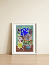 Graffiti Digital 2022 895 — framed, leaning against the wall thumbnail