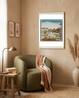 Birds And People On Lake Garda framed in a tender room thumbnail