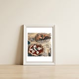 Pizza And Calzone — framed, leaning against the wall thumbnail