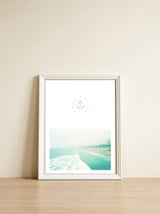 Santamonica - Califinia — framed, leaning against the wall thumbnail