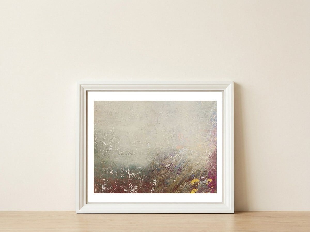 Denial — framed, leaning against the wall