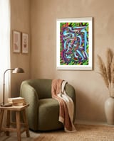 Graffiti Digital 2022 906 framed in a tender room thumbnail