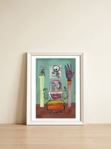Graffiti Digital 2022 918 — framed, leaning against the wall thumbnail