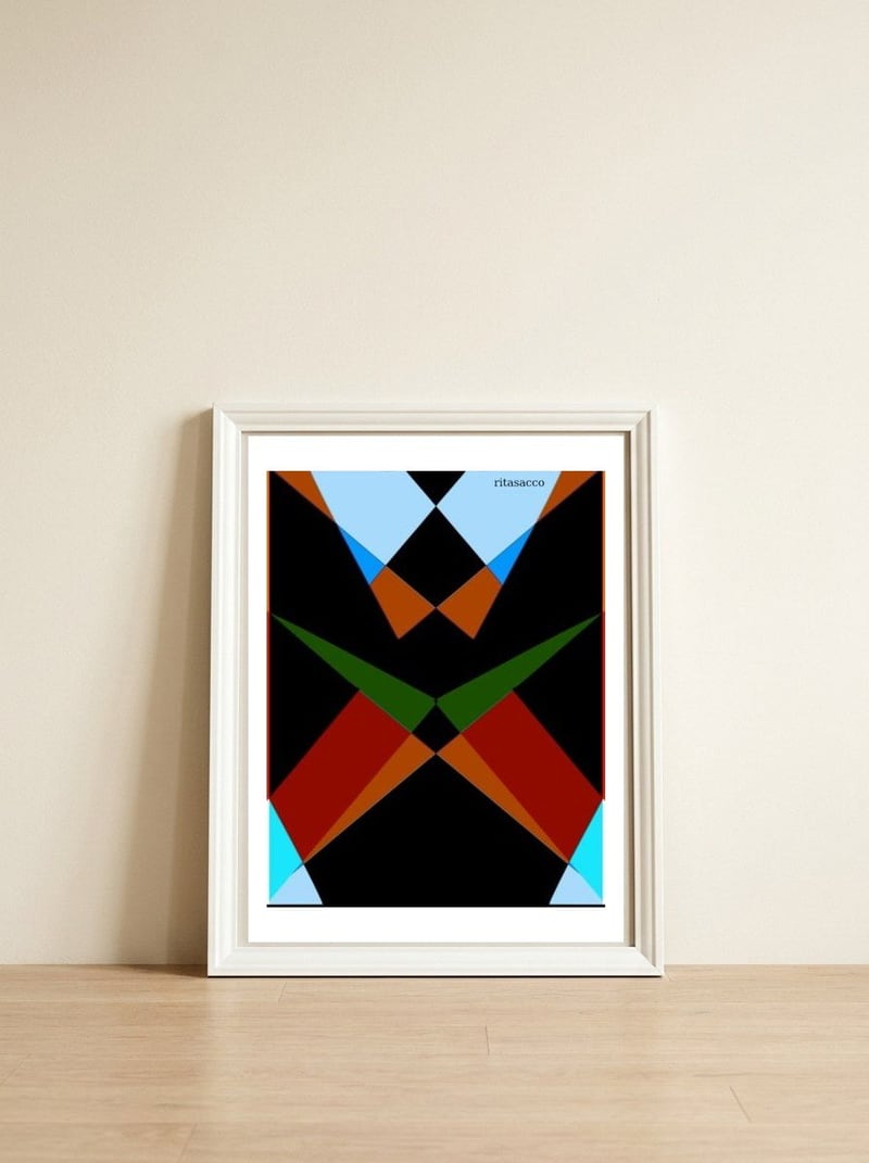 82.parte.di — framed, leaning against the wall