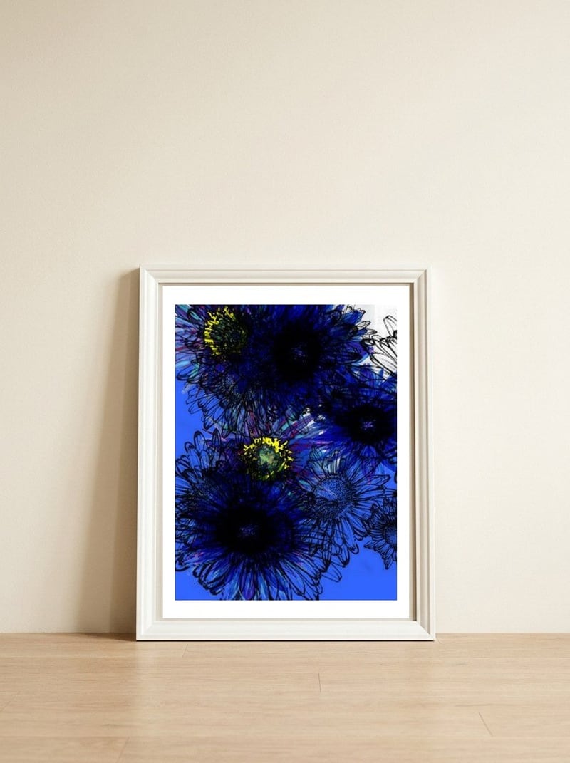 Untitledl 1 — framed, leaning against the wall