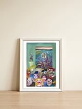 Graffiti Digital 2022 932 — framed, leaning against the wall thumbnail