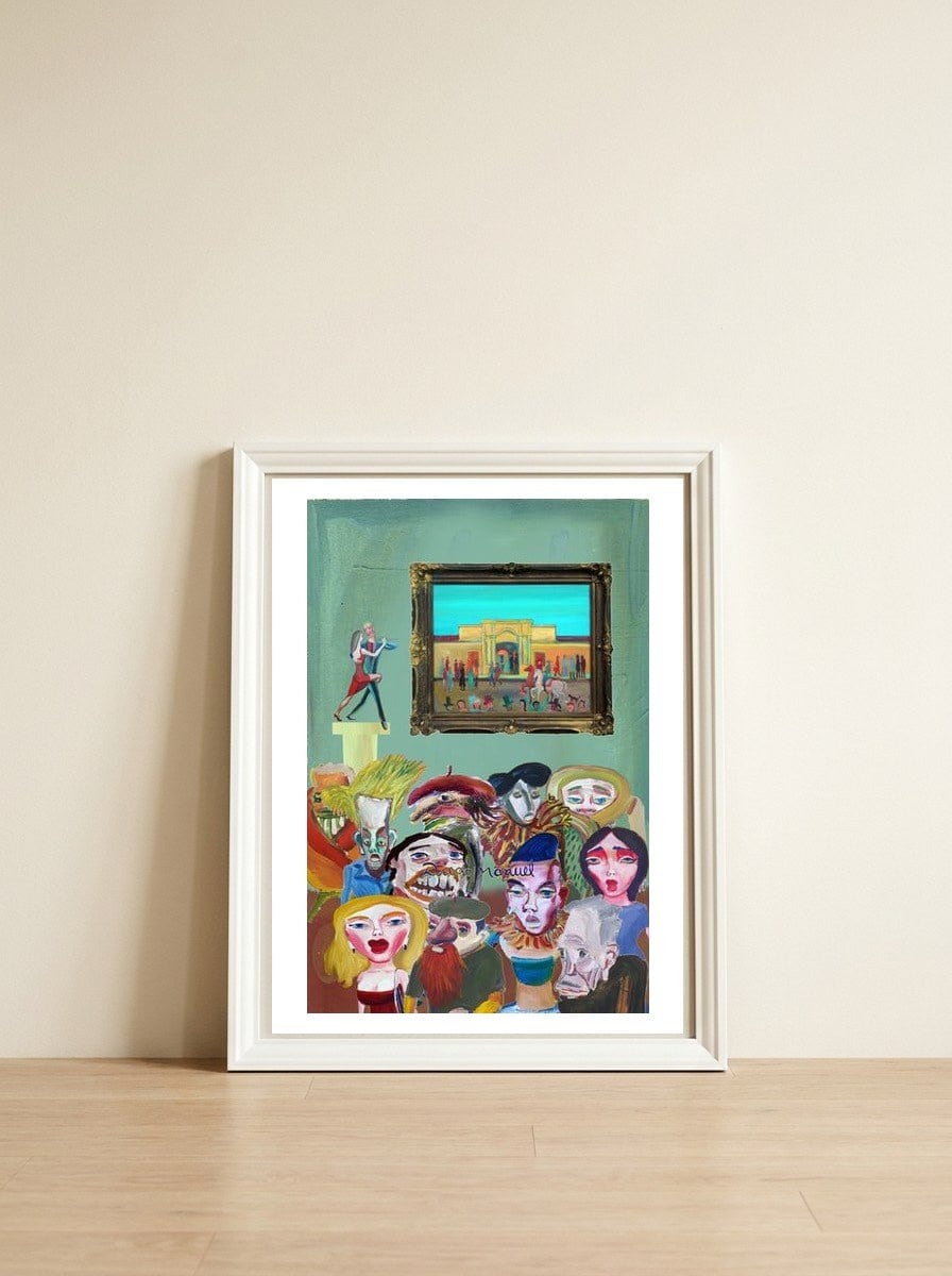 Graffiti Digital 2022 936 — framed, leaning against the wall
