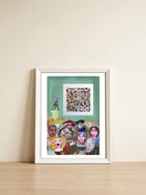 Graffiti Digital 2022 943 — framed, leaning against the wall thumbnail