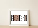 Abstrato Geométrico 38.5 — framed, leaning against the wall thumbnail
