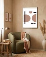 Abstrato Geométrico 38.7 framed in a tender room thumbnail