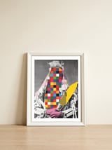Musterhafte Quadratur Eines Indianers — framed, leaning against the wall thumbnail