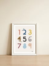 Numbers & Swans — framed, leaning against the wall thumbnail