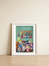 Graffiti Digital 2022 947 — framed, leaning against the wall thumbnail